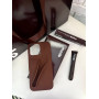 Чохол Rhode Espresso для iPhone 15 Pro Max з блиском для губ